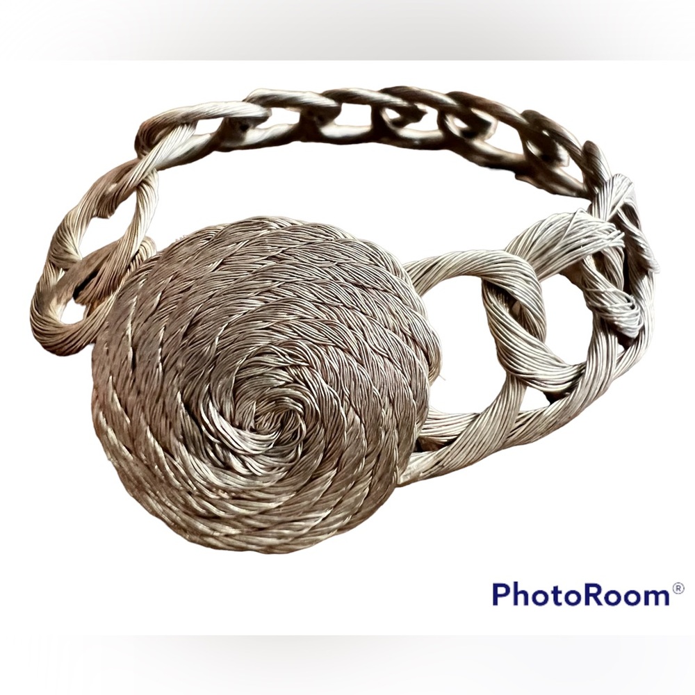 wire braided knot bracelet from Greece